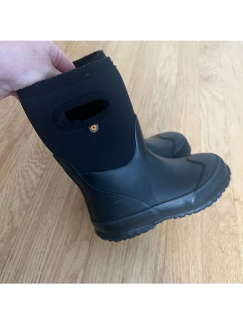 Bogs Grasp Solid Black Waterproof Winter Boots Toddler Size 11 - Picture 5 of 10